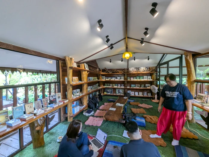 The Comfortable Reading Room In Angkor Botanical Garden's Library