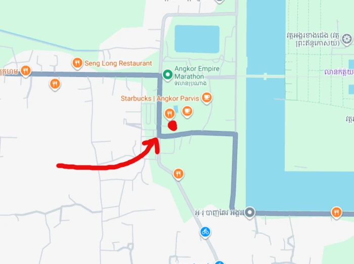 The location of the ticket office on a map.