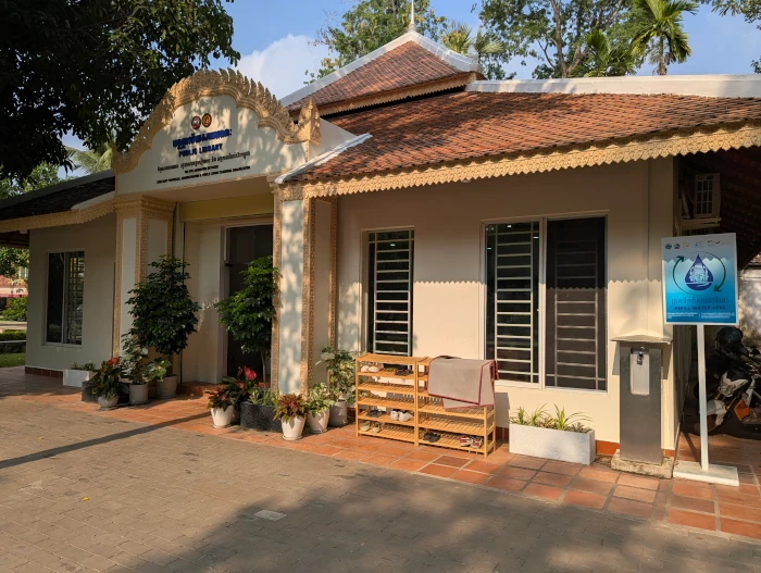 The Siem Reap Public Library at 8:30 AM