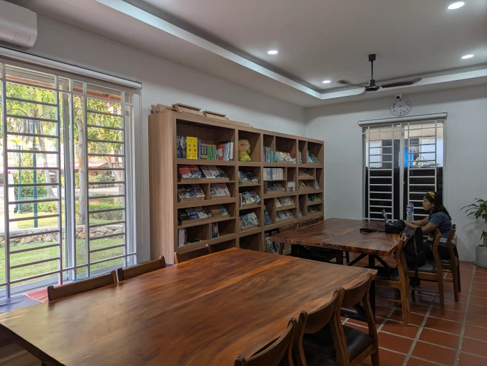 THe Quiet Room In The Siem Reap Public Library