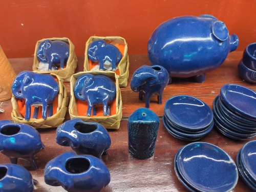 The color of a glazed ceramic does not always equal the color of the glaze.